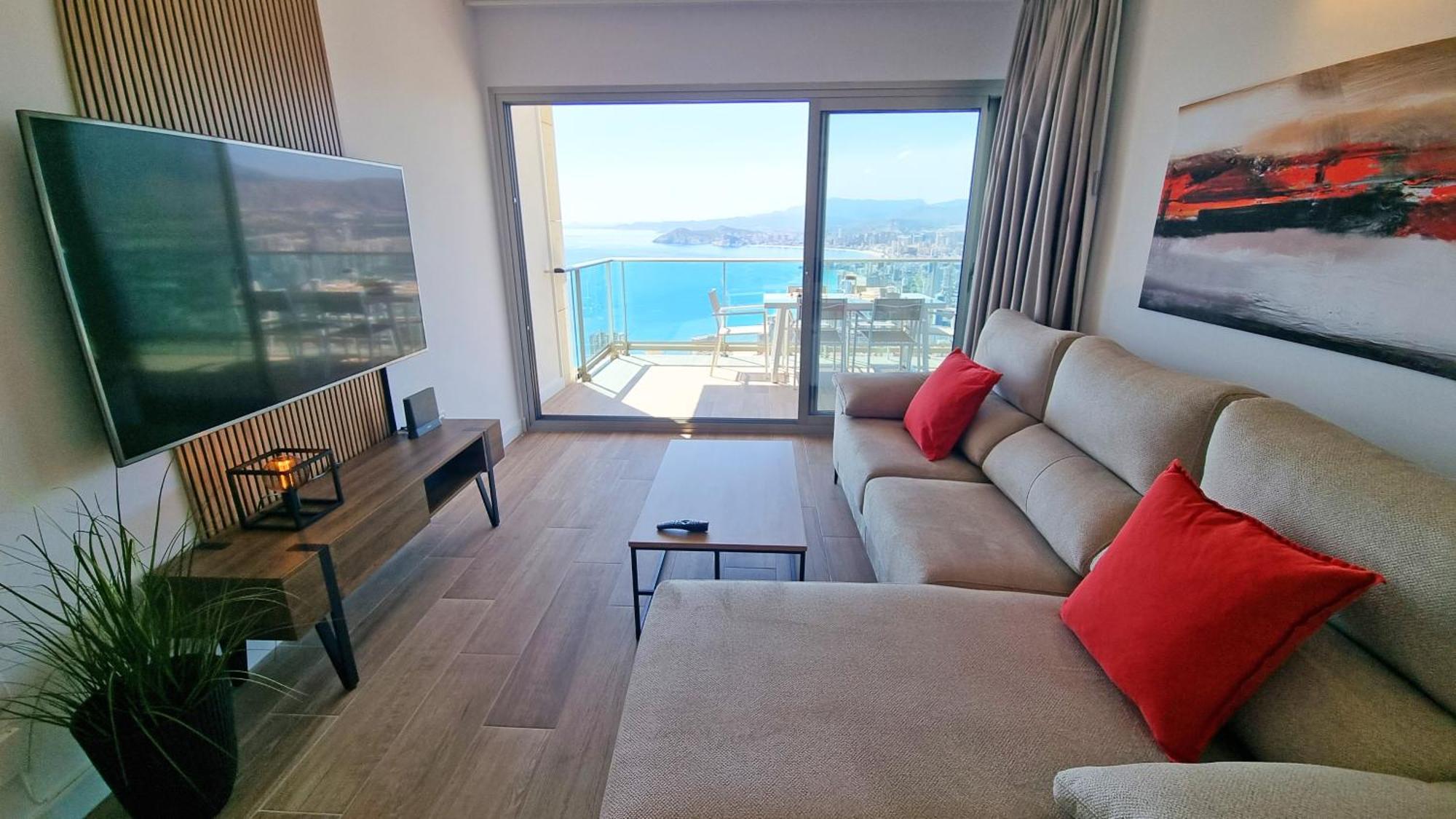 Skyscraper Apartment With Panoramic Views - Floor 38 Бенидорм Экстерьер фото