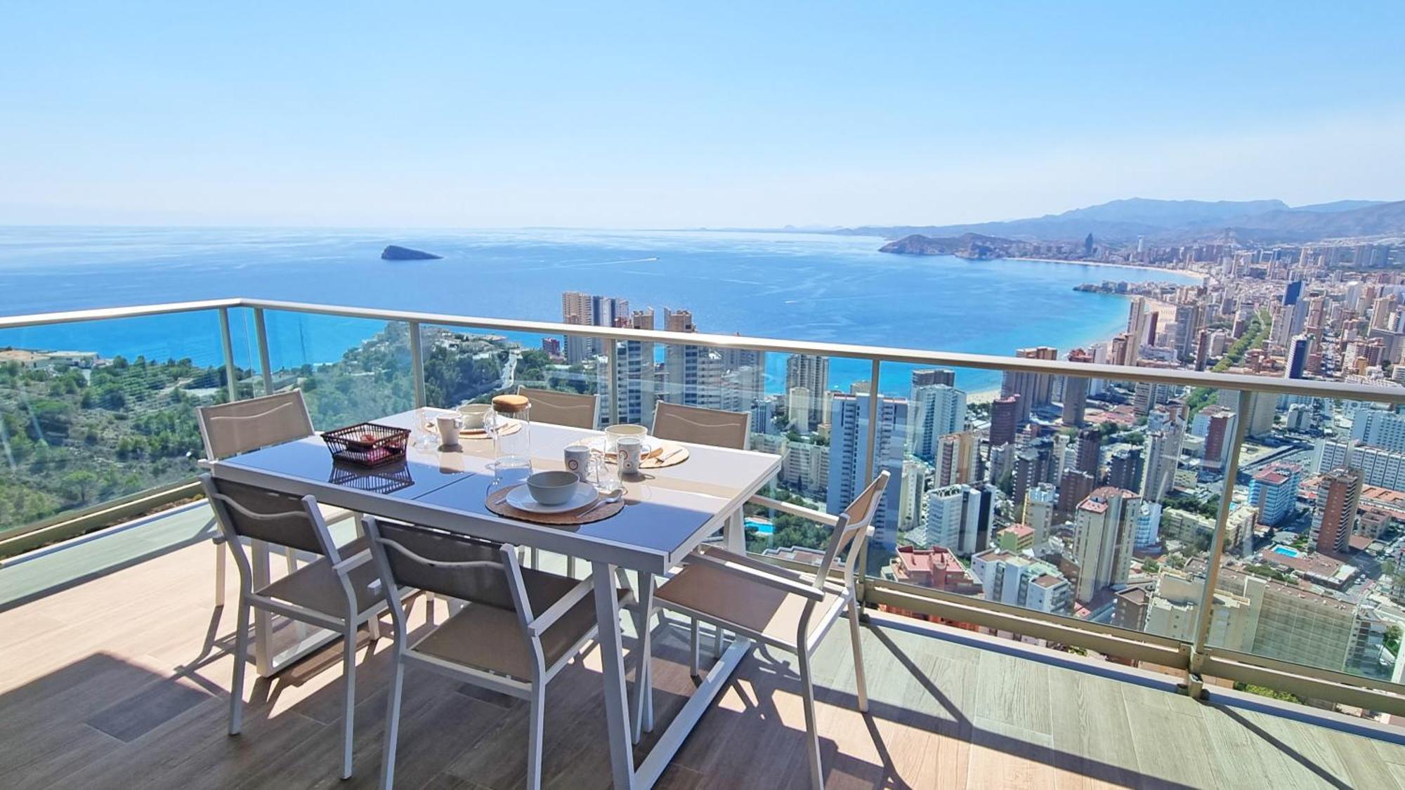 Skyscraper Apartment With Panoramic Views - Floor 38 Бенидорм Экстерьер фото