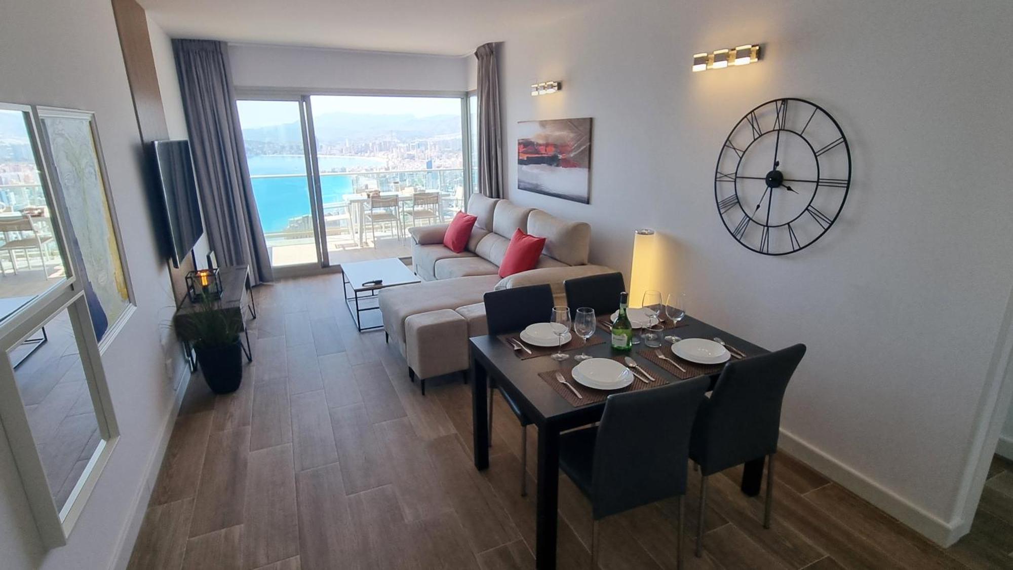 Skyscraper Apartment With Panoramic Views - Floor 38 Бенидорм Экстерьер фото